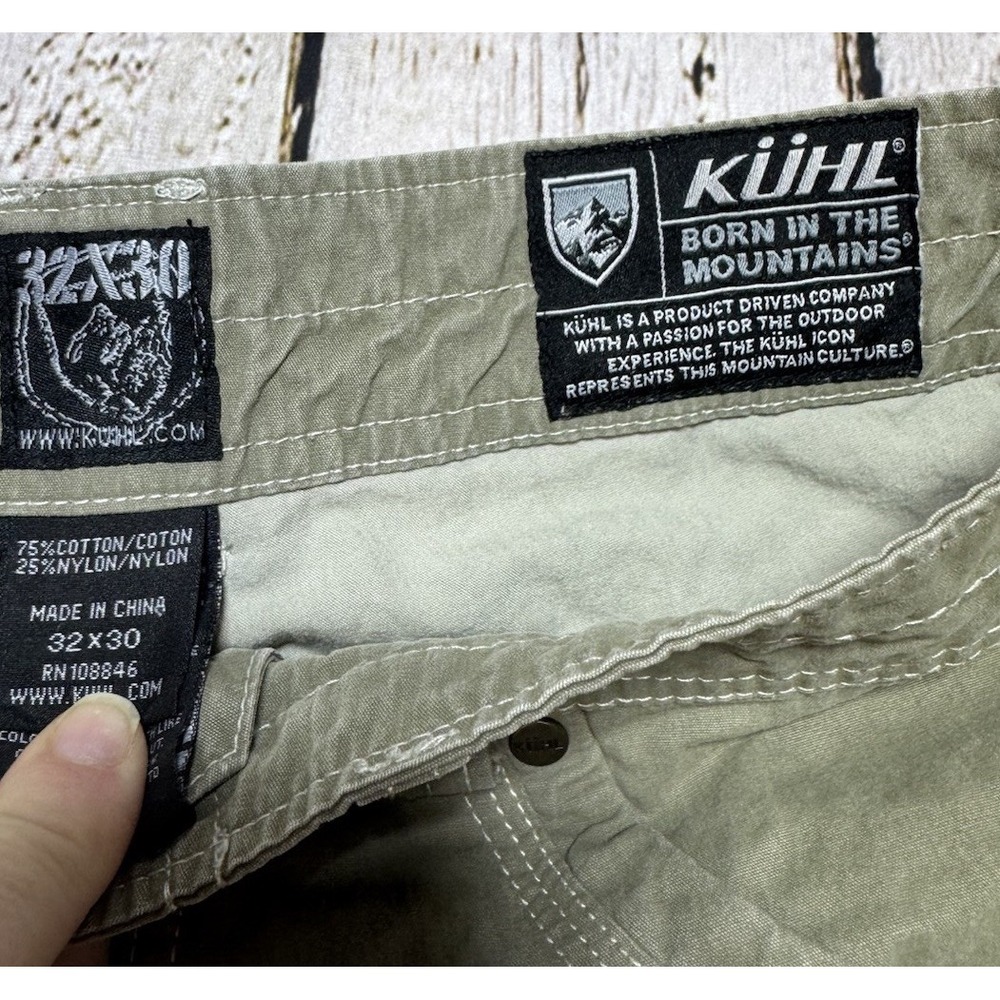 Kuhl Revolvr Vintage Pants Mens Size 32x30 (32x29) Tan Gorpcore Hiking Fade - Picture 2 of 8